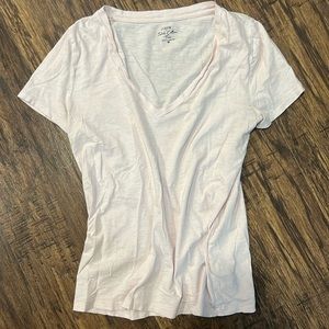 Jcrew light pink cotton tshirt